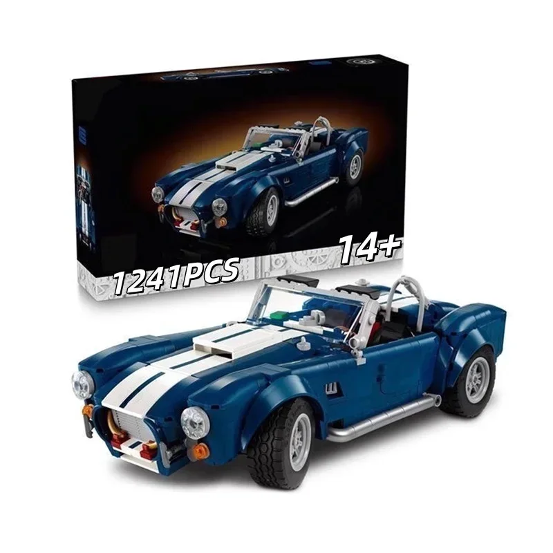 2025new-fit-10357-bleu-cobra-super-blocs-de-construction-de-voiture-brique-vehicule-modele-voiture-bricolage-jouet-pour-adulte-garcon-cadeaux-d'anniversaire-de-noel