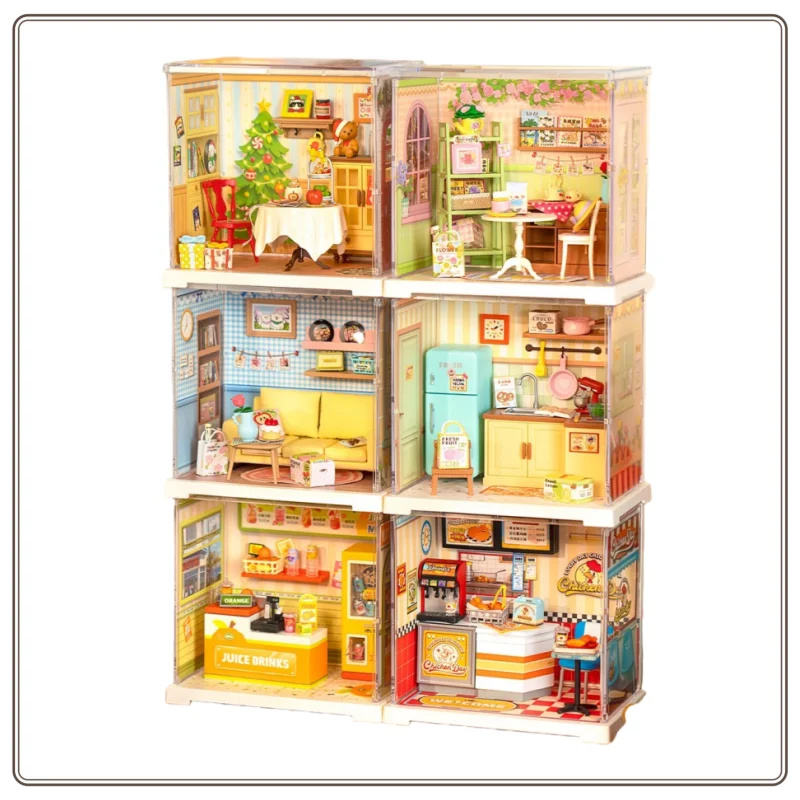 لعبة Newrolife لعيد الميلاد سوبر وورلد المجمعة DIY مجموعة منزل الأطفال هدية مفاجئة لعيد ميلاد السنة الجديدة أصلية متوفرة في المخزون #2