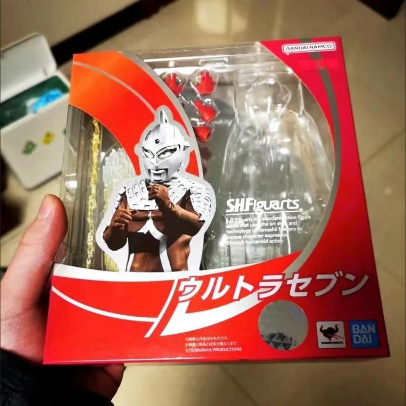 

New Original Bandai Spirits S.h.figuarts Shf Ultra Seven Ultraman Anime Figure Model Collecile Action Toy Kids Gifts In Stock