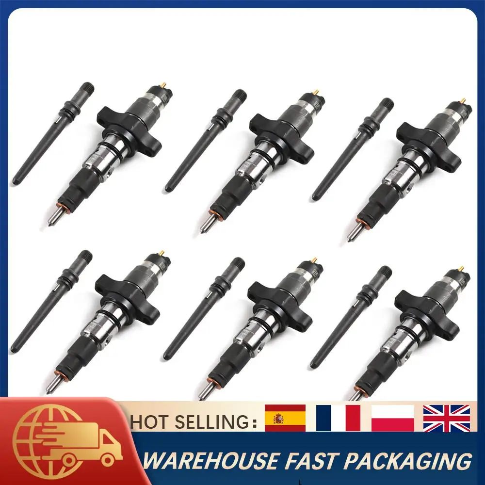 

Diesel Fuel Injectors 0986435503 0445120255 for Dodge Ram Cummins 5.9L 2003-2004 2500 3500 High Performance Replacement Parts
