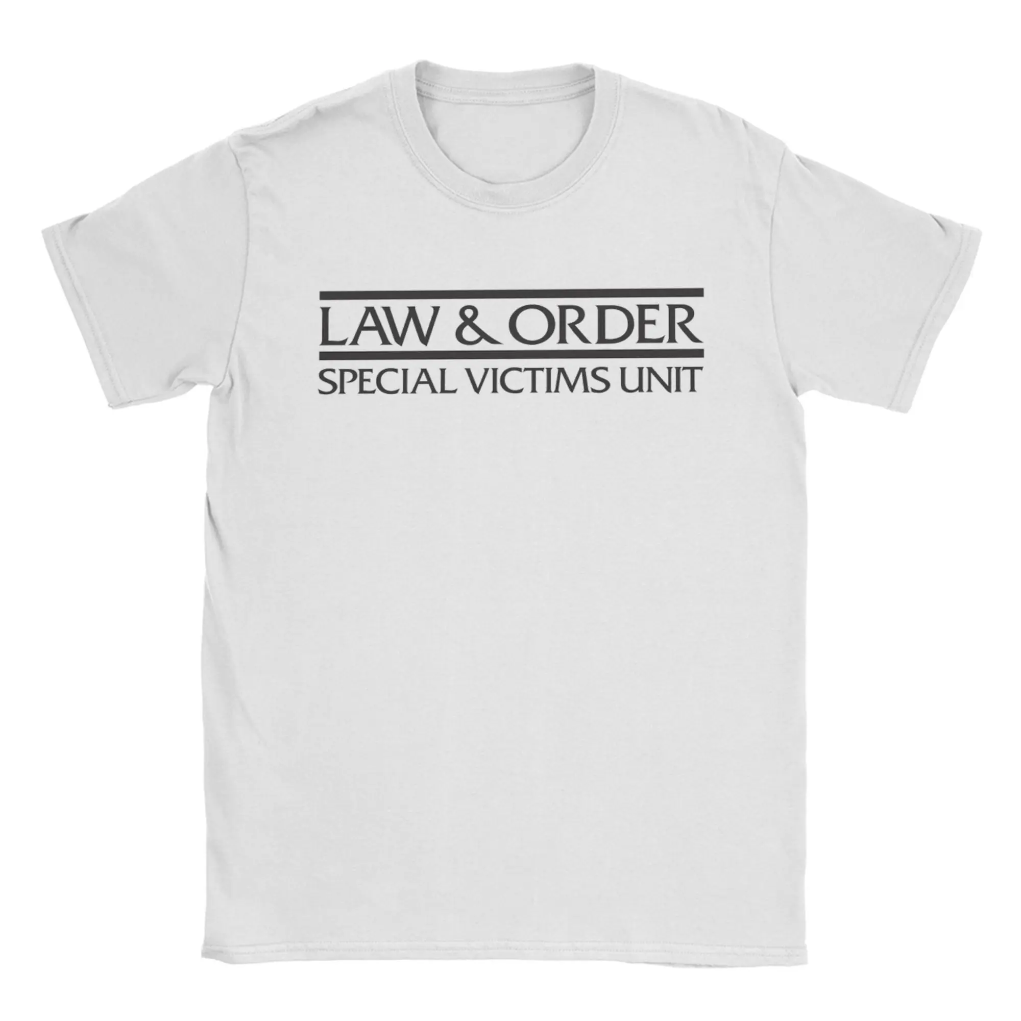 

Футболки Law & Order Special Victims Unit SVU для мужчин, хлопковые винтажные футболки с круглым вырезом, футболки с принтом из фильмов, топы с короткими рукавами, большие размеры