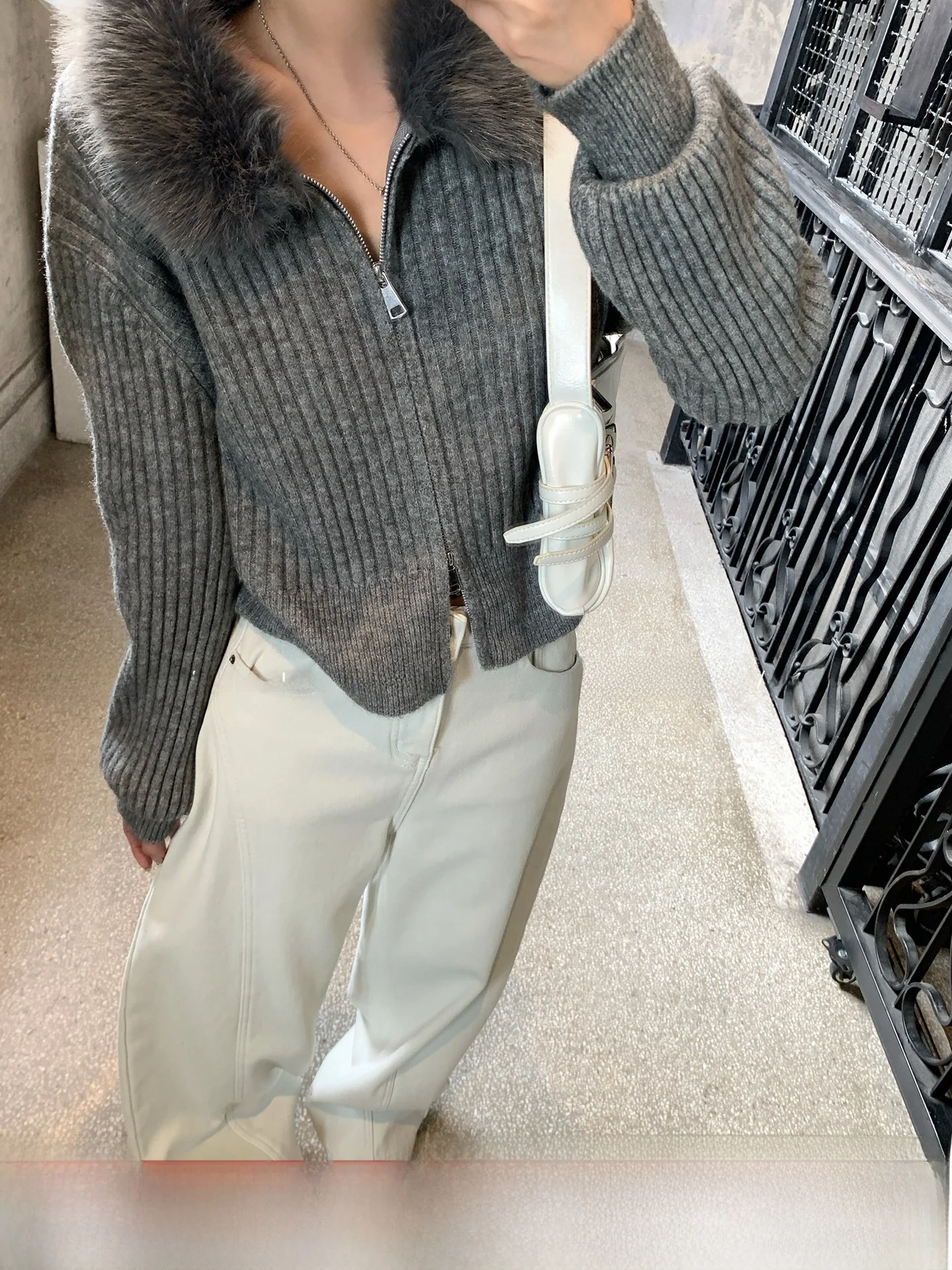 

Женский зимний свитер Gv Big Brother: новый модный свободный вязаный свитер на молнии с регулируемой талией