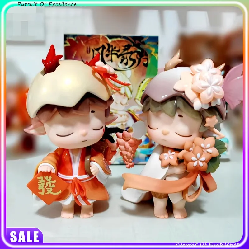 

Лидер продаж, аниме-фигурка Heyone Mimi Fenghua, серия записей, сумка Guess, слепая коробка, игрушки, кукла, милый настольный орнамент, подарки на день рождения