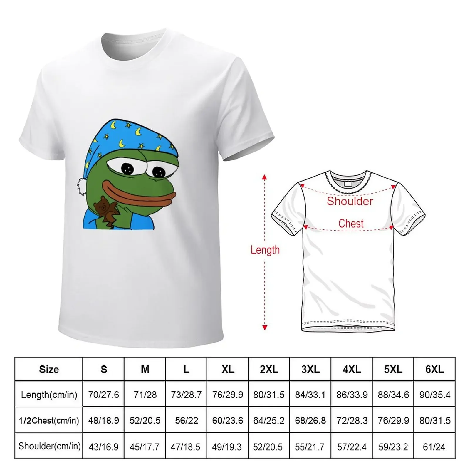 bedtime pepe - sleepo peepo T-Shirt tops boys whites blacks sweat shirts, men