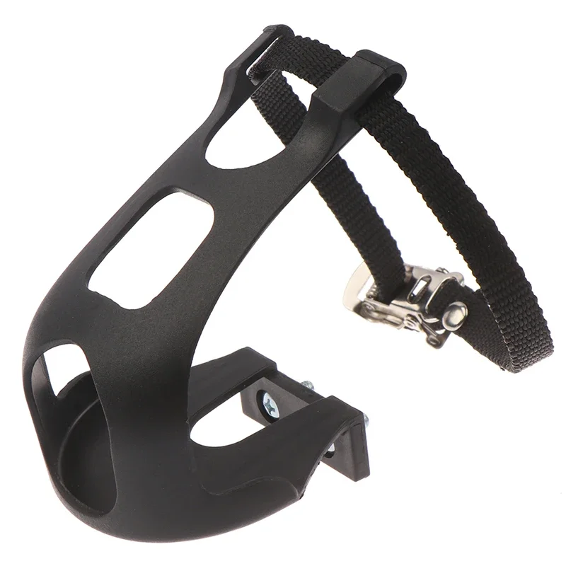 Bike Pedal Sports Fitness Equipment Accessory Cycling Toe Clips Straps Black