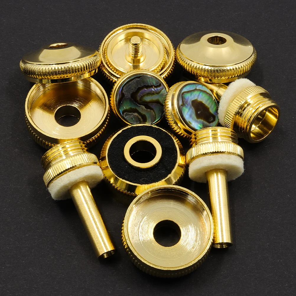 

1 set Colorful Finger Buttons Replacement Metal Snap Fastener Kit Portable Musical Instrument Accessories Valve Key Buckle Press
