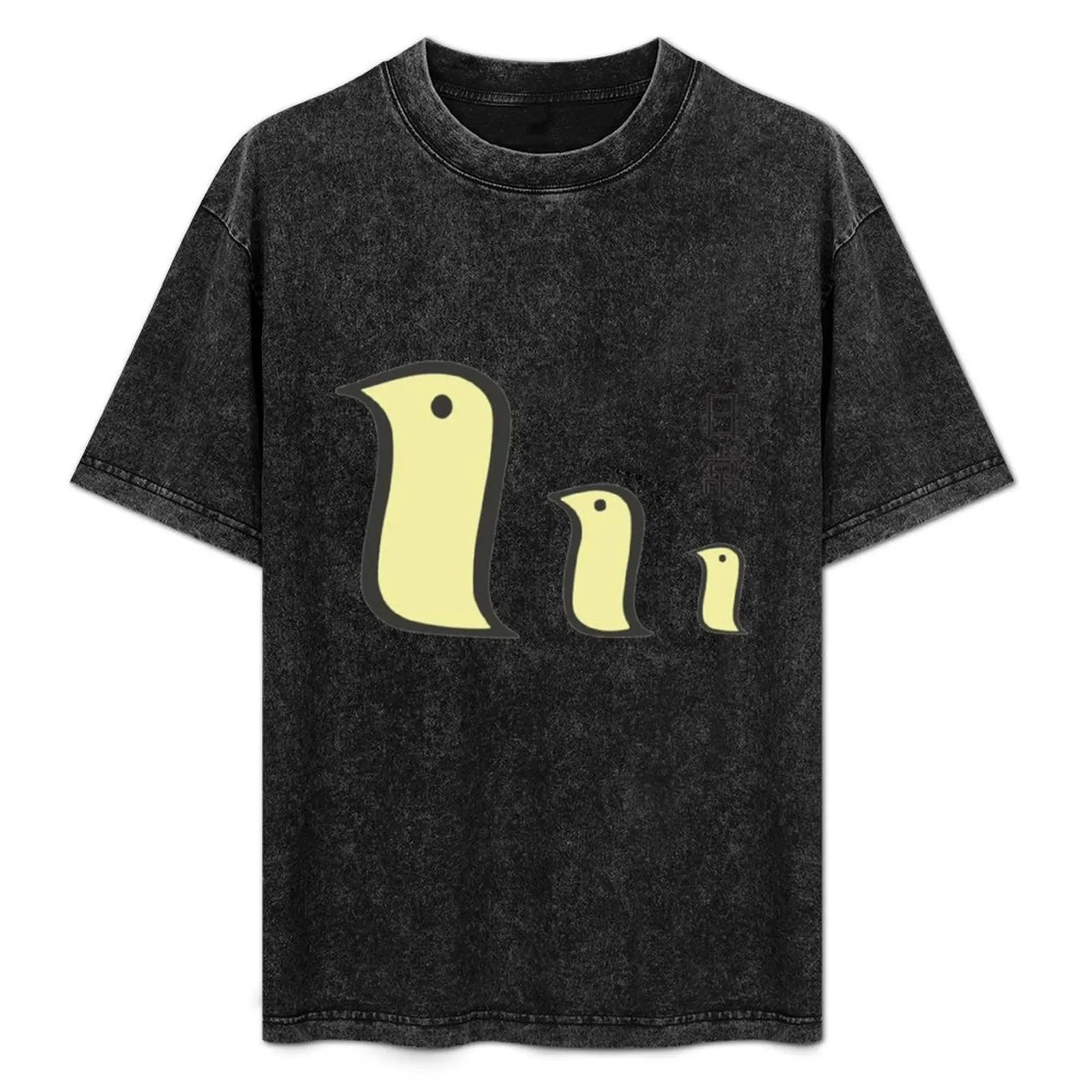 

Nichijou 3 Little Birds T-Shirt Lightweight Print T-Shirt