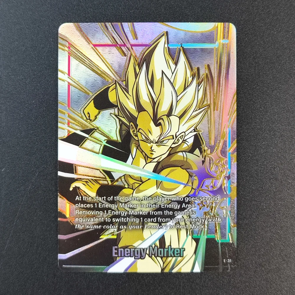 6 ピース/セット 63X88Mm Diy 自作ドラゴンボールコレクションカードカラーフラッシュホットスタンピング Tcg 超サイヤ人アニメカードギフトおもちゃ