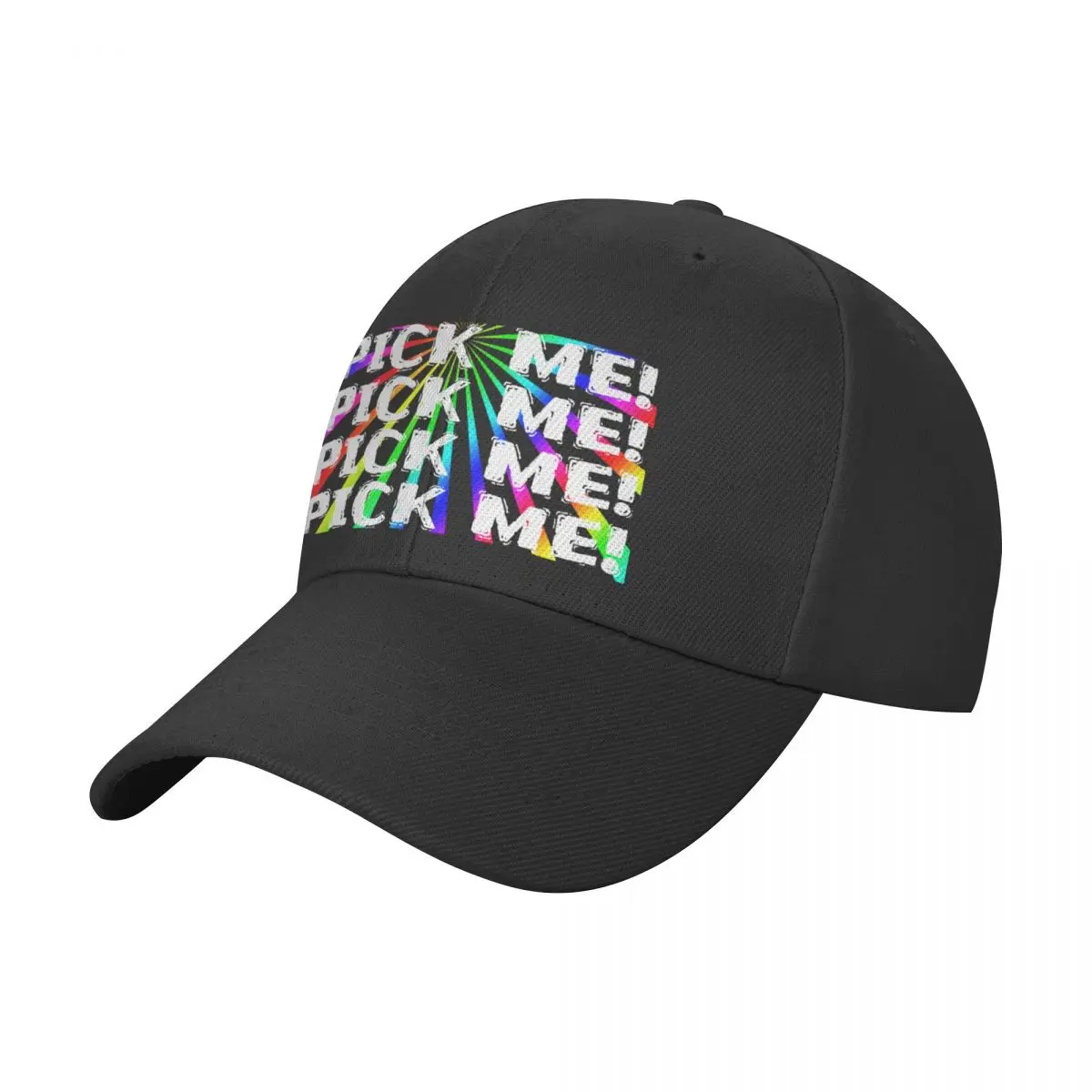 Pick Me! Pick Me Rainbow Price Is Right Baseball Cap Sun Cap New Hat Streetwear Boy Women's