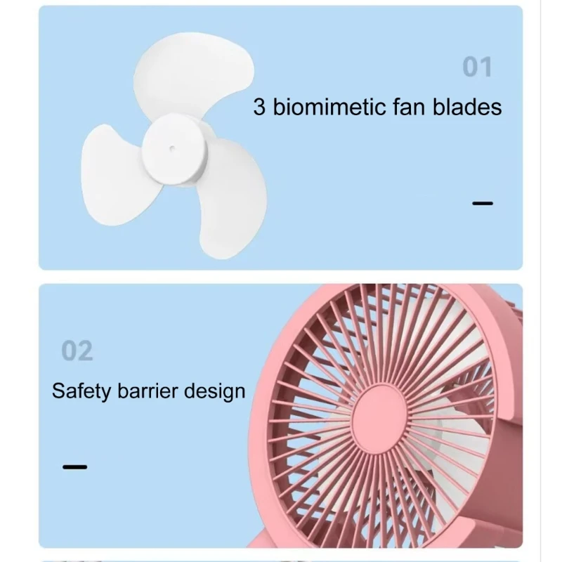 USB 테이블 책상 개인 팬 조용한 휴대용 USB 개인 팬 1 속도 Dropshipping