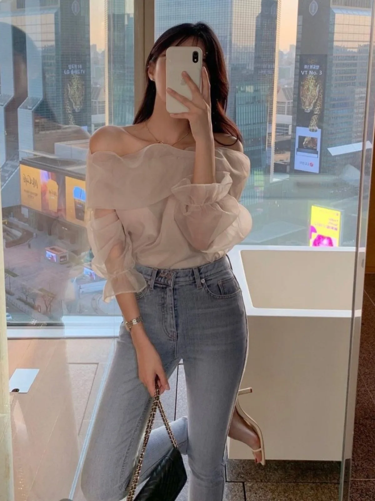 

Romantic Sexy One-oulder Transparent Lace irt Women's New 2025 Faion Chiffon Blouse Ele Aosphere Sensual Netting Top
