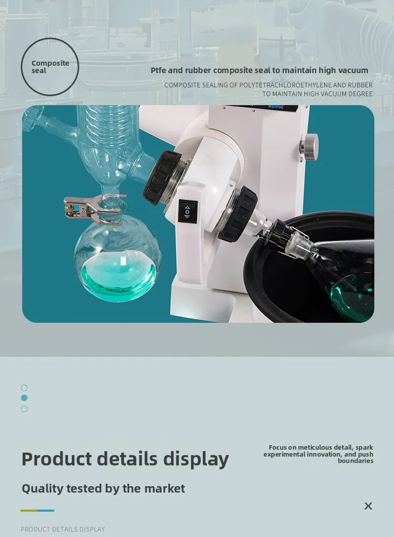 

New Small Laboratory Electric Rotary Evaporator 1L-3L High Borosilicate Glass for Education and Research in 2026