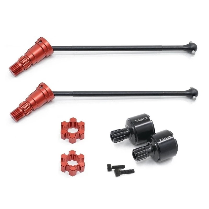 

Metal Drive Shaft CVD Steel Drive Cup Set For Traxxas X-Maxx XMAXX 8S 1/5 Monster Truck RC Car Upgrades Parts 1