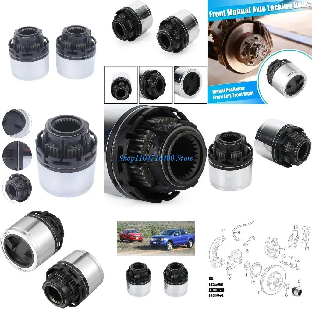 

y1gd Replacement Manual Locking Hubs for 98-00 Pickup B3000 B4000 01-08