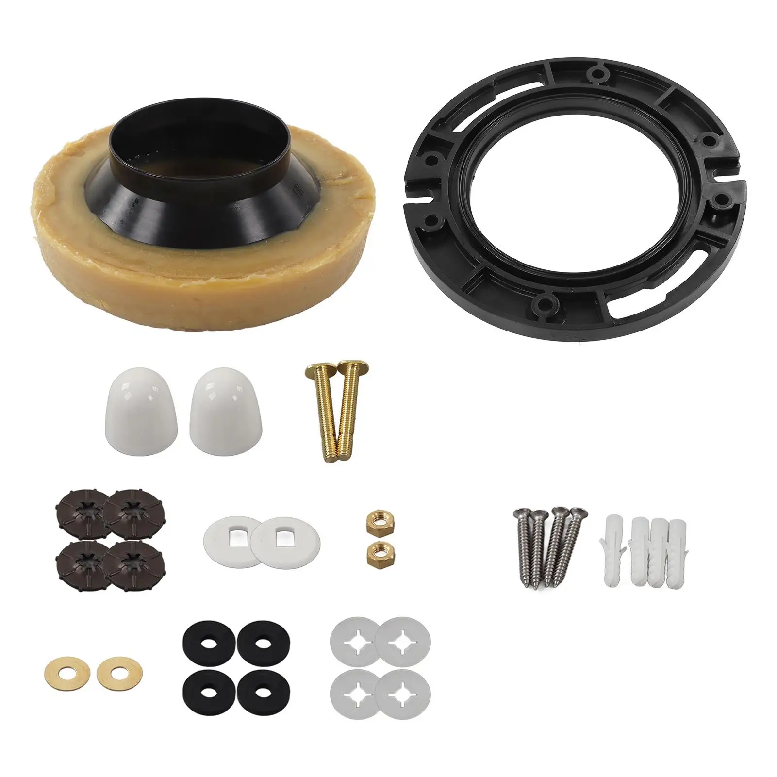 

Toilet Flange Repair Kit - Easy Installation Sealing Fittings for Hotels