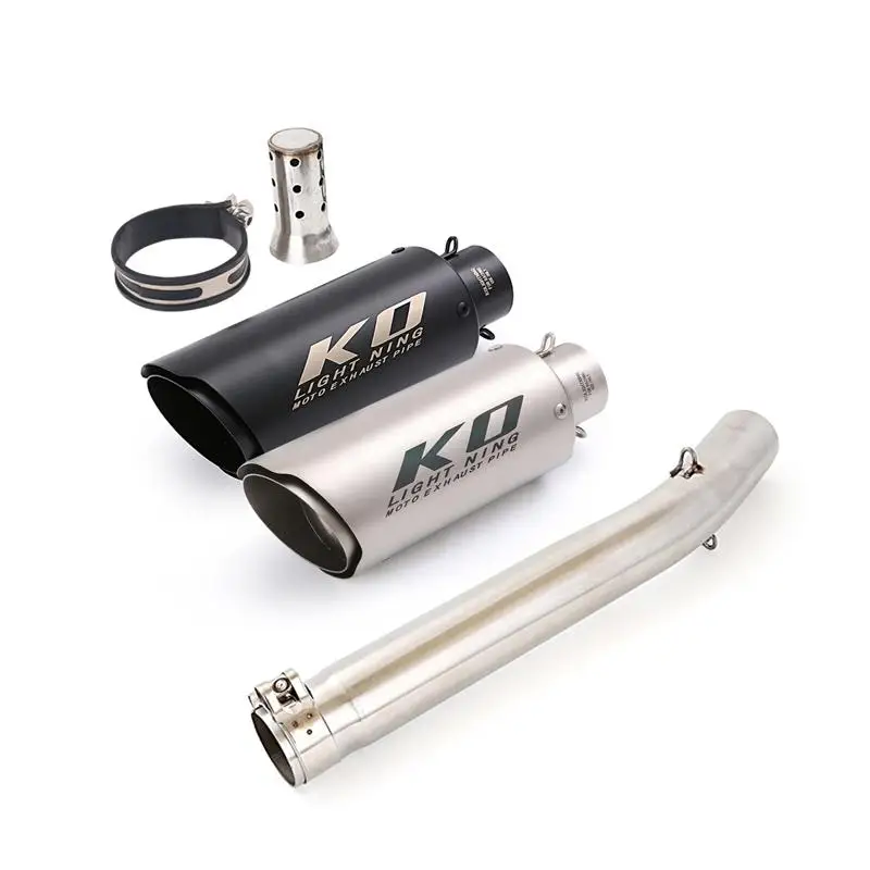 

For Suzuki GSXR1000 2005 2006 Motorcycle Exhaust Muffler Tail Pipe Slip On System Mid Connect Tube Stainless Steel Escape
