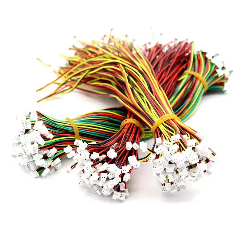 20PCS JST 1.25mm Single Head Female Plug Connector Wire 28AWG 2-10Pin Micro Cable 10/20cm