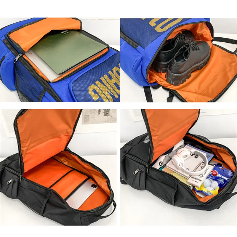 Big Gym Sports Backpack Large Fitness Shoulder Bag Men Women Japanese School Bag With Laptop Shoe Compartment For Hiking Camping