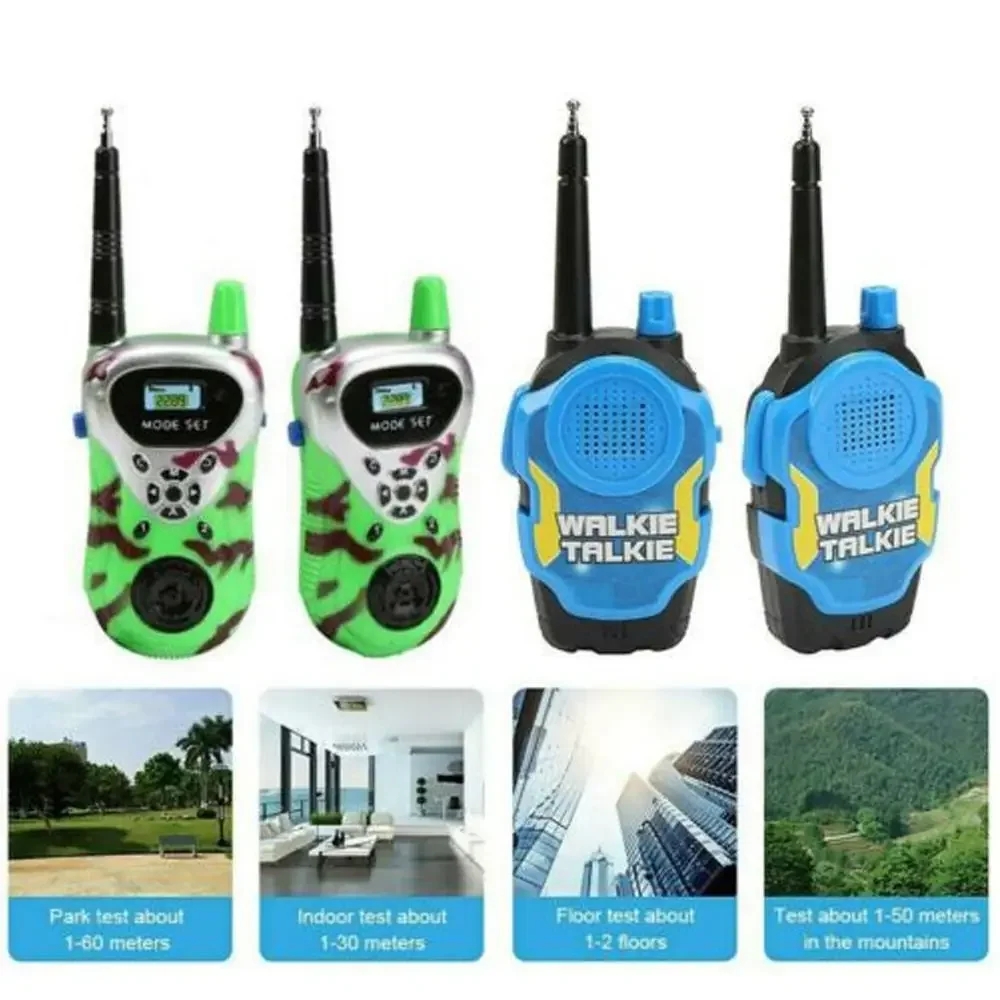Brinquedo educativo engraçado melhor presente intercom brinquedo de longo alcance walky talky crianças walkie talkies jogos ao ar livre