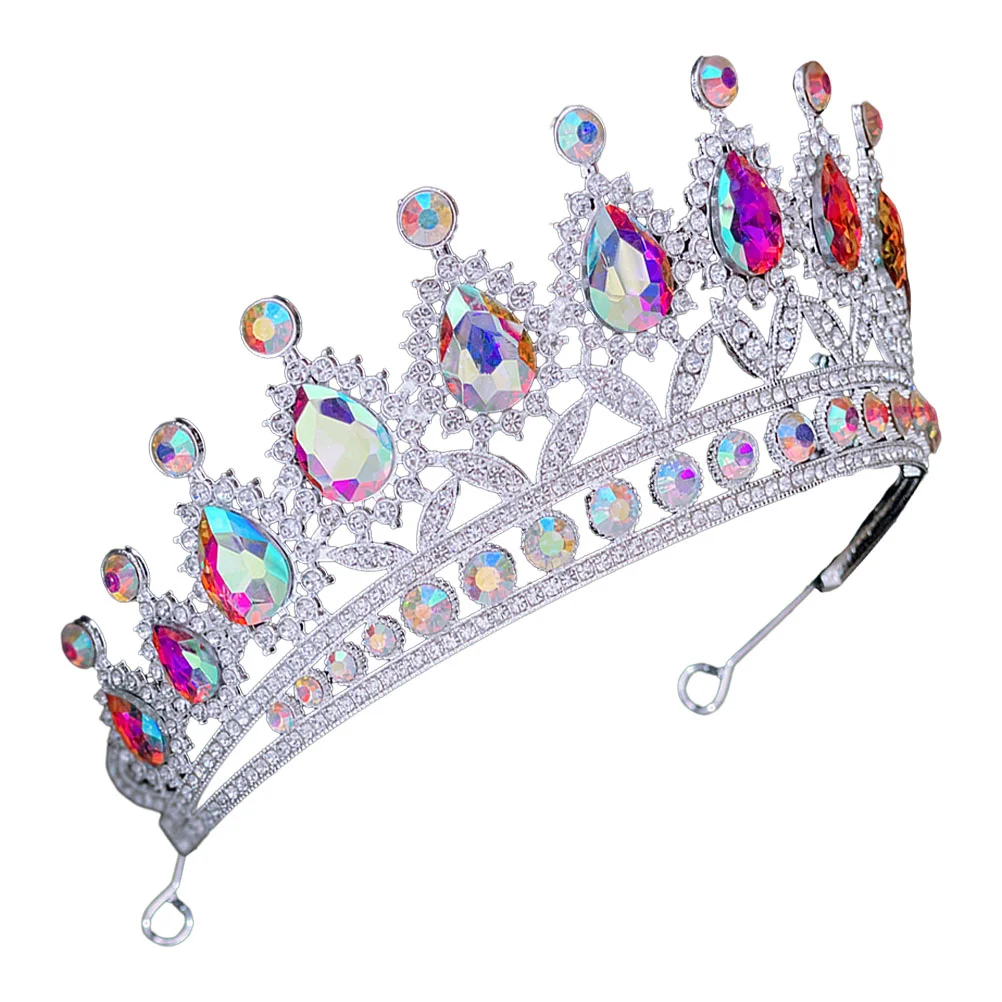 Tiara Rhinestone Crowns and Tiaras Girl Adult Bride Homecoming for Women Pageant Bridal Decorative