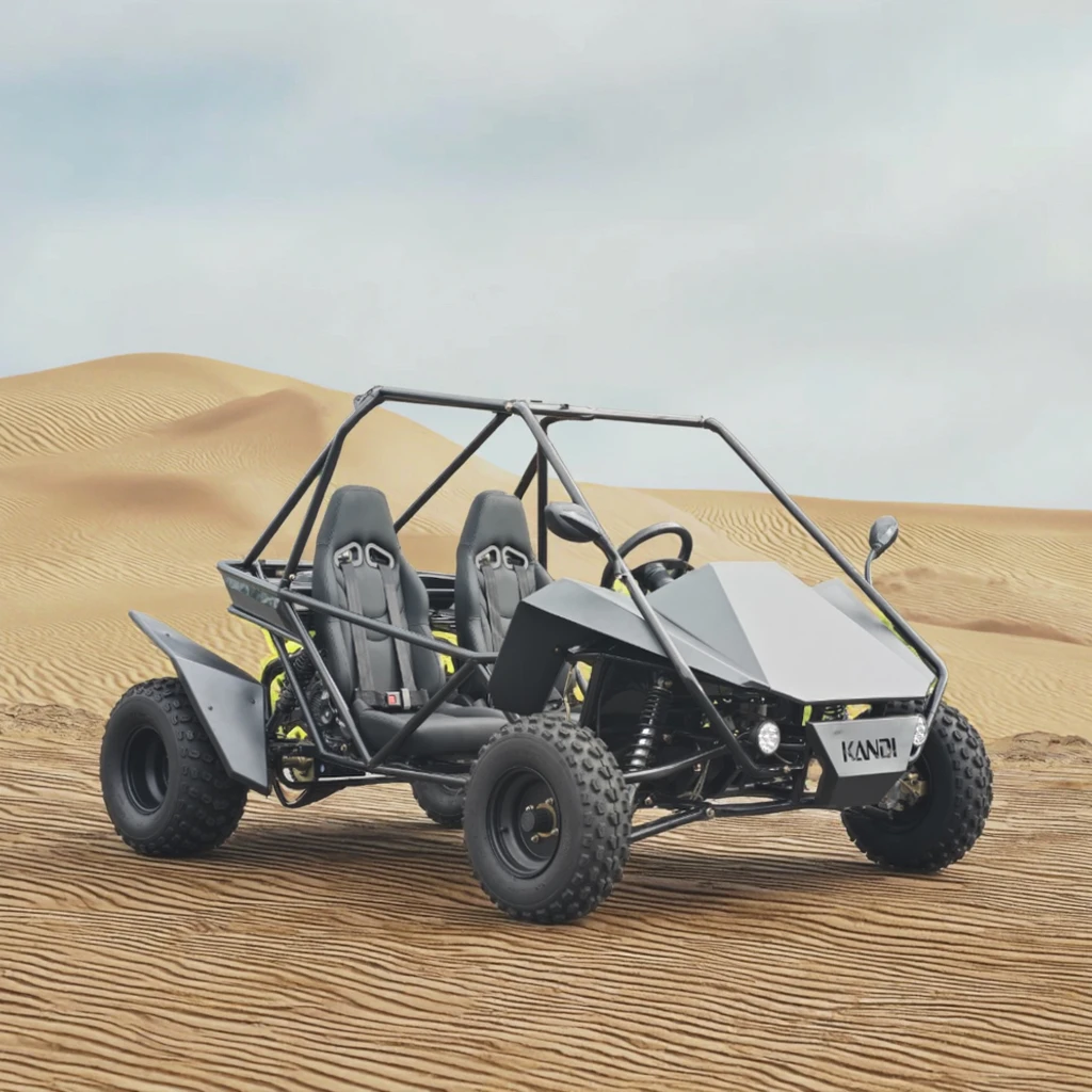 Off-Road Go Kart 150cc 200cc Pedal Go Kart With 15L Big Oil Tank Gas Power Sand Buggy Adult Racing Buggy Oil Cooling