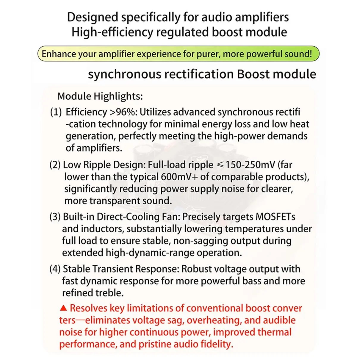 -[T176C Digital]DC 8-32V 900W 30A DC-DC Boost Converter Module Adjustable Step Up Power Supply Audio Amplifier Voltage Regulator