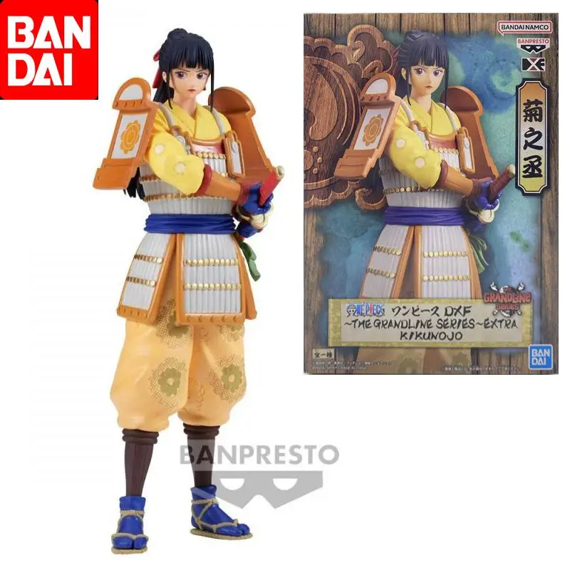 

Bandai Original Dxf Extra One Piece Kikunojo аниме фигурку игрушки для мальчиков и девочек, детские подарки на день рождения, коллекционные