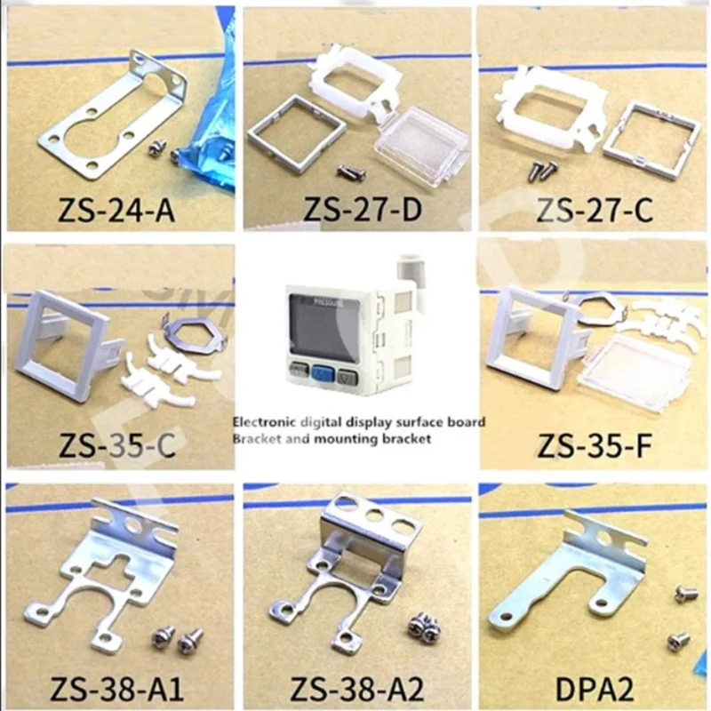 1PC digital display meter bracket suitable for ZS-24-27-35-38-46-A-B-D-C-F-4L-A1-A2-A3 MS-DP1-1 ISE20A-Y-M-01  ISE ZSE series