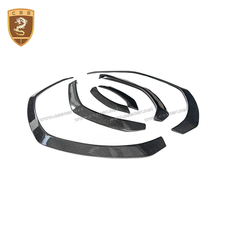 6Pcs Car Wheel Eyebrow Fender For Lamborghini URUS OEM Style Mudguard Mud Flap Splash Guard Arches Trim Molding Accessory