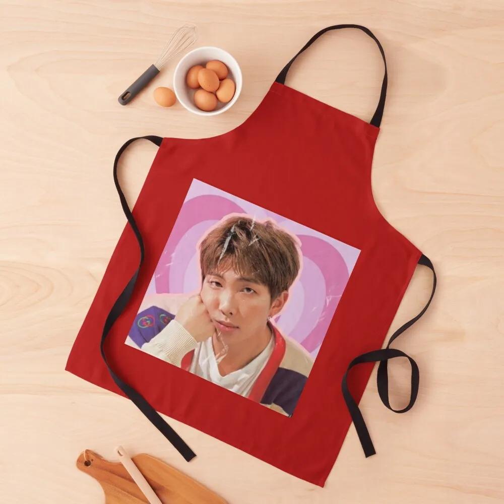 Namjoon pink baddie aesthetic Apron For Man Women's Dresses Kids chef for man Apron