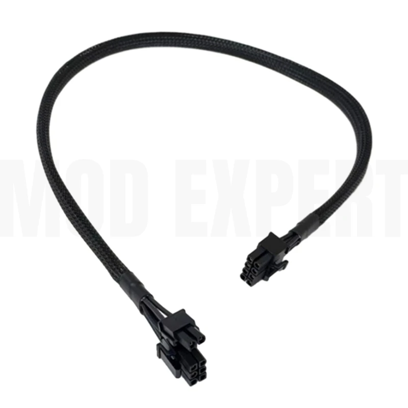 

PCI-E Single 8Pin 6+2Pin GPU Power Cable for Seasonic CORE GX-650, GX-550, GX-500 Gold Modular Power, Sleeved Net 60 CM 18AWG