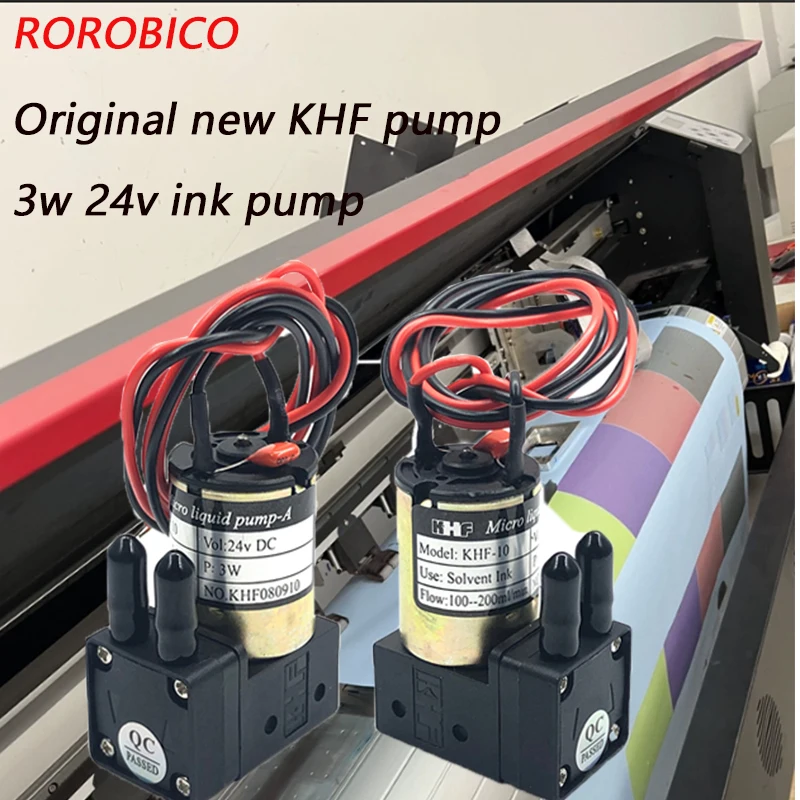 

2 шт. KHF чернильный насос 24 В постоянного тока 3 Вт 100-200 мл/мин микродиафрагменный жидкостный насос для Infiniti Crystal Phaeton Icontek Allwin человеческого принтера