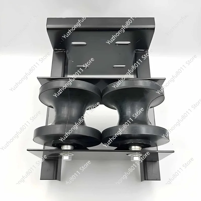 Elevator Compensation Chain Guide Device Rubber Guide Wheel 89x109mm Anti-Bounce Device