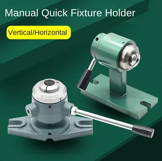 Manual Clamp Pedestal 15/2025/32 Type Vertical Horizontal Quick Chuck Seat Drilling Tapping Manual