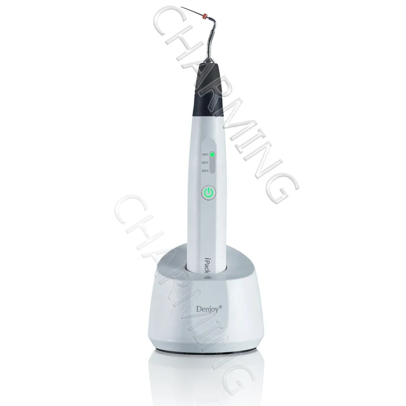 Denjoy I pack cordless D ental gutta percha obturation system obturator pen / D ental carrier heated pen with 2 needles