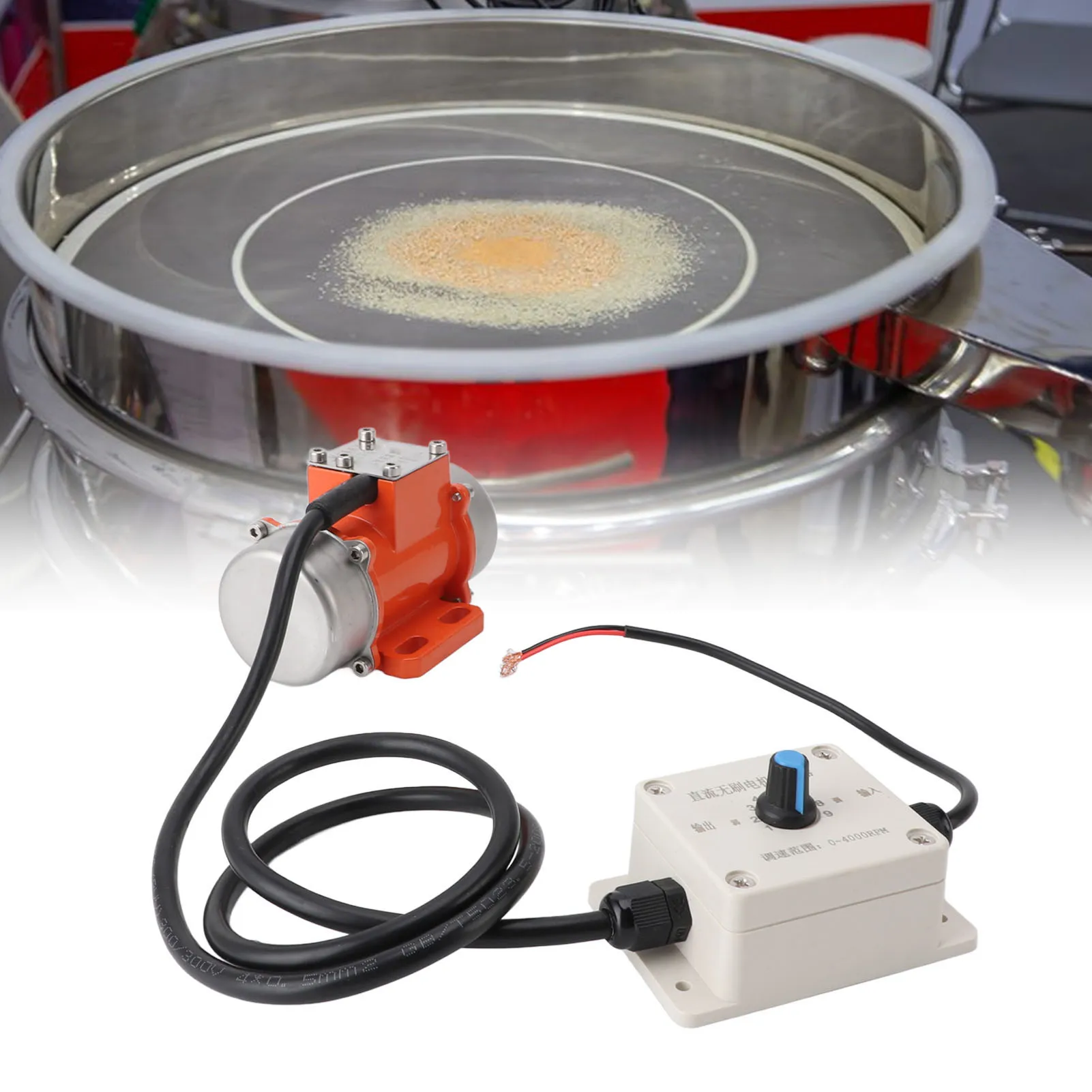 Concrete Vibrator Vibration Motor with Speed Controller DC 24V Brushless IP65 Aluminum Alloy Electric Concrete Vibrating Motor