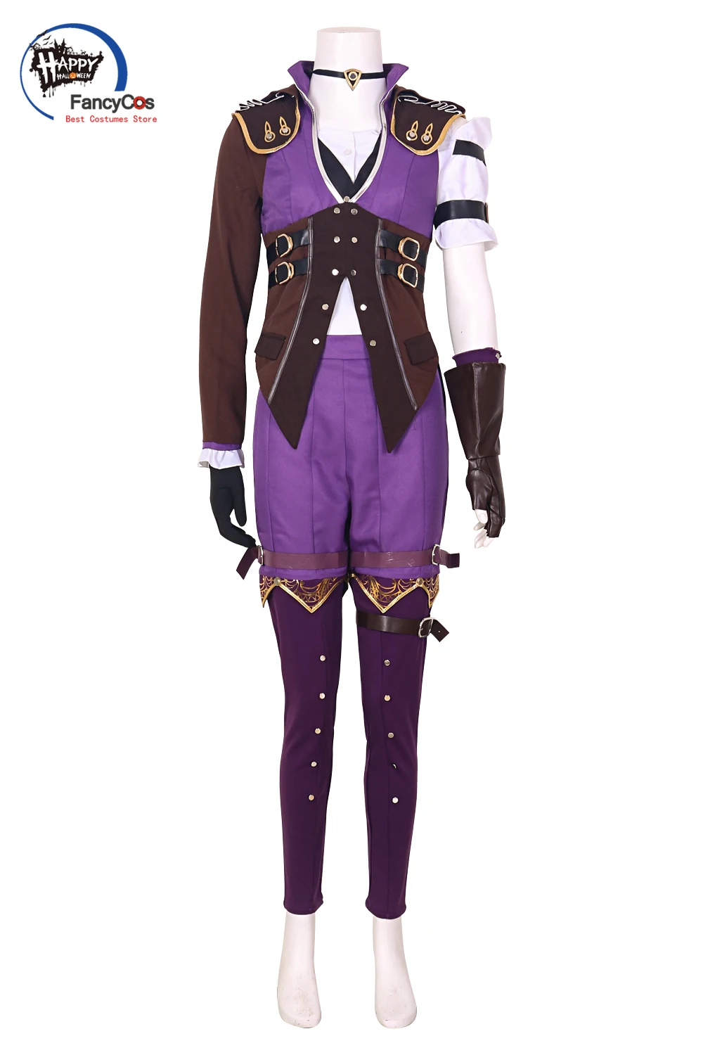 LOL Caitlyn Cosplay Costume Anime LOL Arcane Caitlyn Kiramman Violet Cosplay Uniform Outfits Halloween Carnival Suit Custom Made