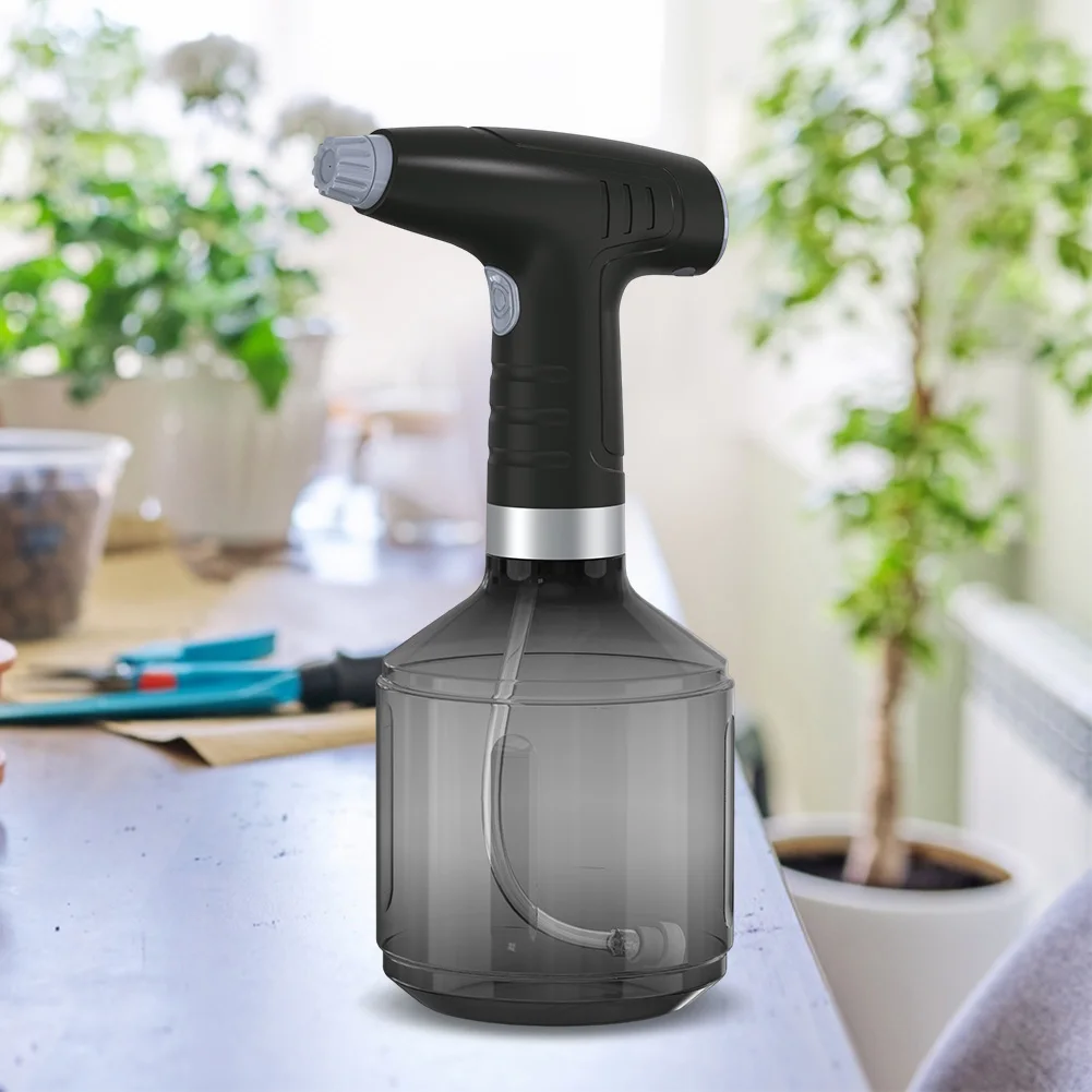 900ml Electric Sprayer USB Rechargeable Home Watering Fogger 1200mah Battery 360 Degree Rotating Nozzle Automatic Spray Bottle