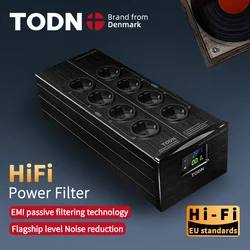 HiFi Power Filter, Anti-Impressão, Purificador de Poder Áudio, Lightning Protection, EU Dedicated Strip