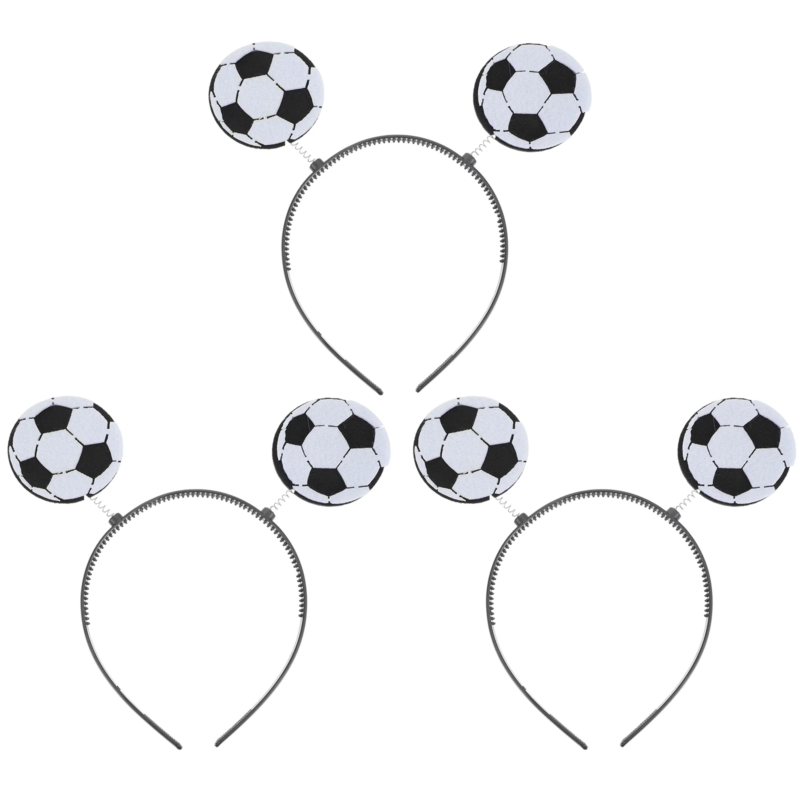 3 Pcs Hair Bands Football Headband Hairband for Soccer Game Men Girl Sports Cheer Boys