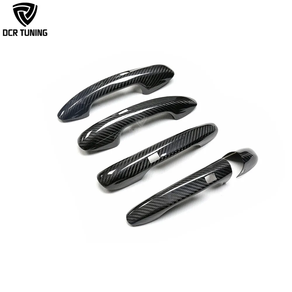 Carbon Fiber Door Handle Cover for W205 W222 W257 W213 W238 W177 W118 AMG GT Keyless Entry Sensor Exterior Trim