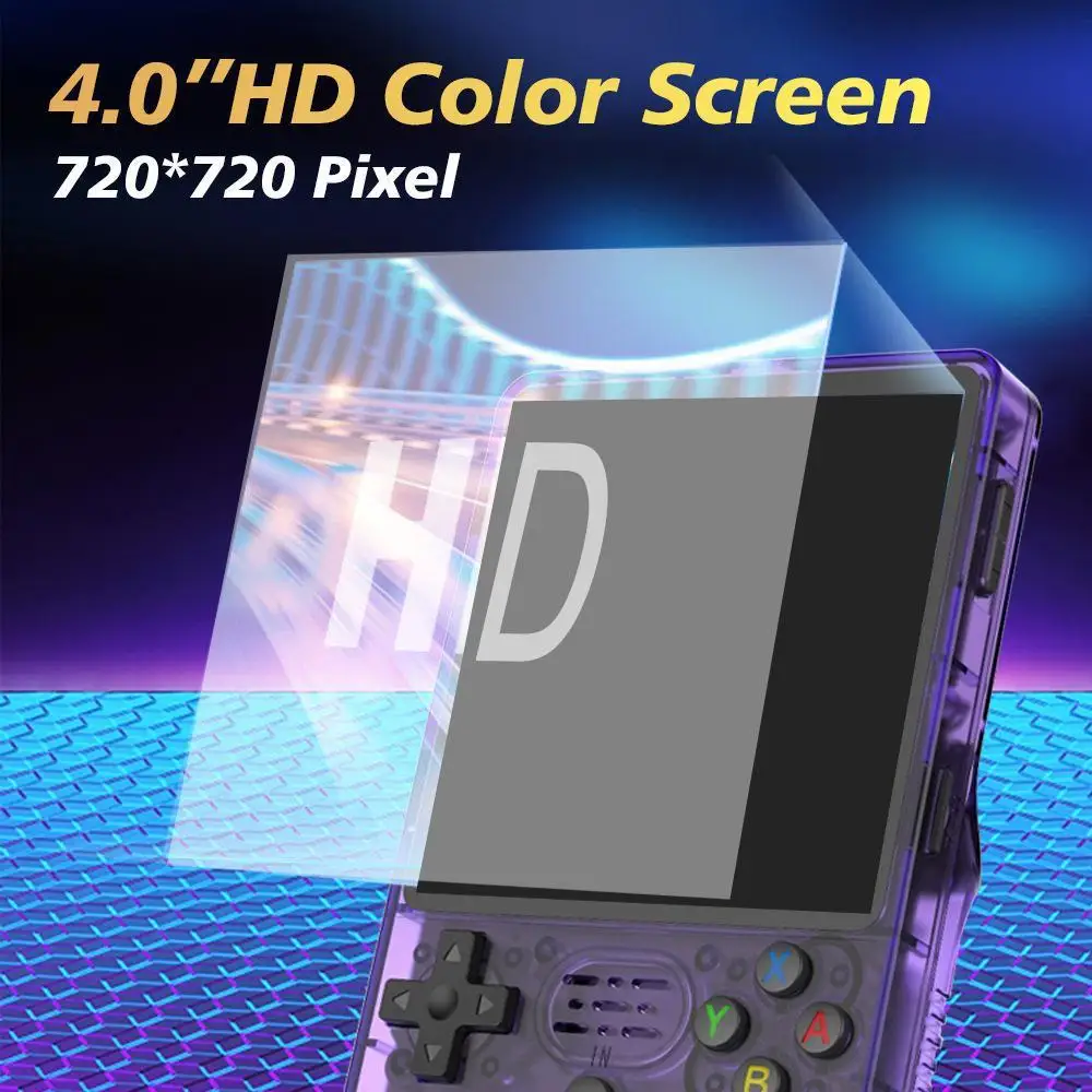 

For R36plus Big Screen Linux Os Retro Game Console Plus 4.0inch Ips Screen Wifi For 10+ Emulator Pocket Video Player Z0p1