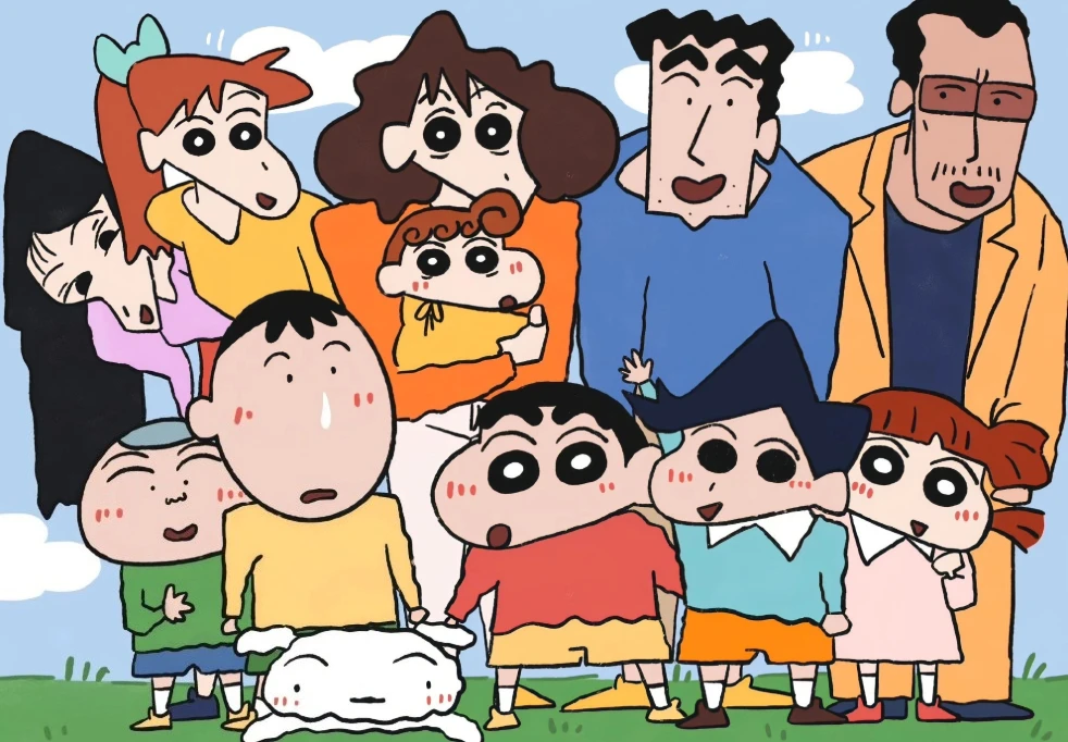 Crayon Shin Chan Funny Anime Jigsaw Puzzles 500/1000/1200/2000 PCS Modern Wall Decor for Living Room Bedroom Perfect Gift