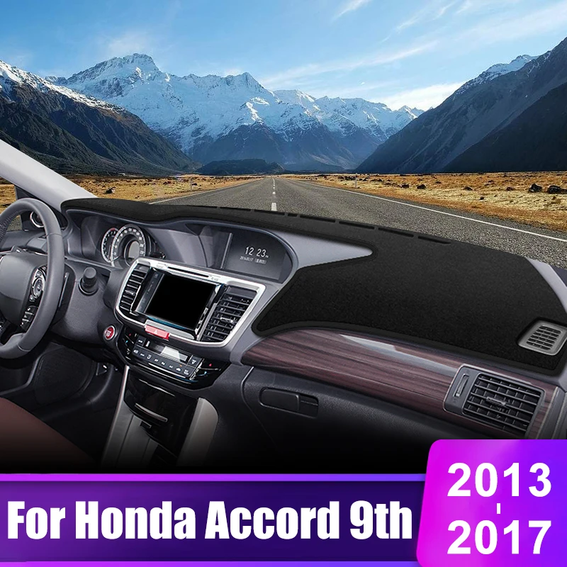 

For Honda Accord 9th 2013 2014 2015 2016 2017 Accord 9 Car Dashboard Cover Instrument Desk Sun Shade Non-slip Pad Accessories