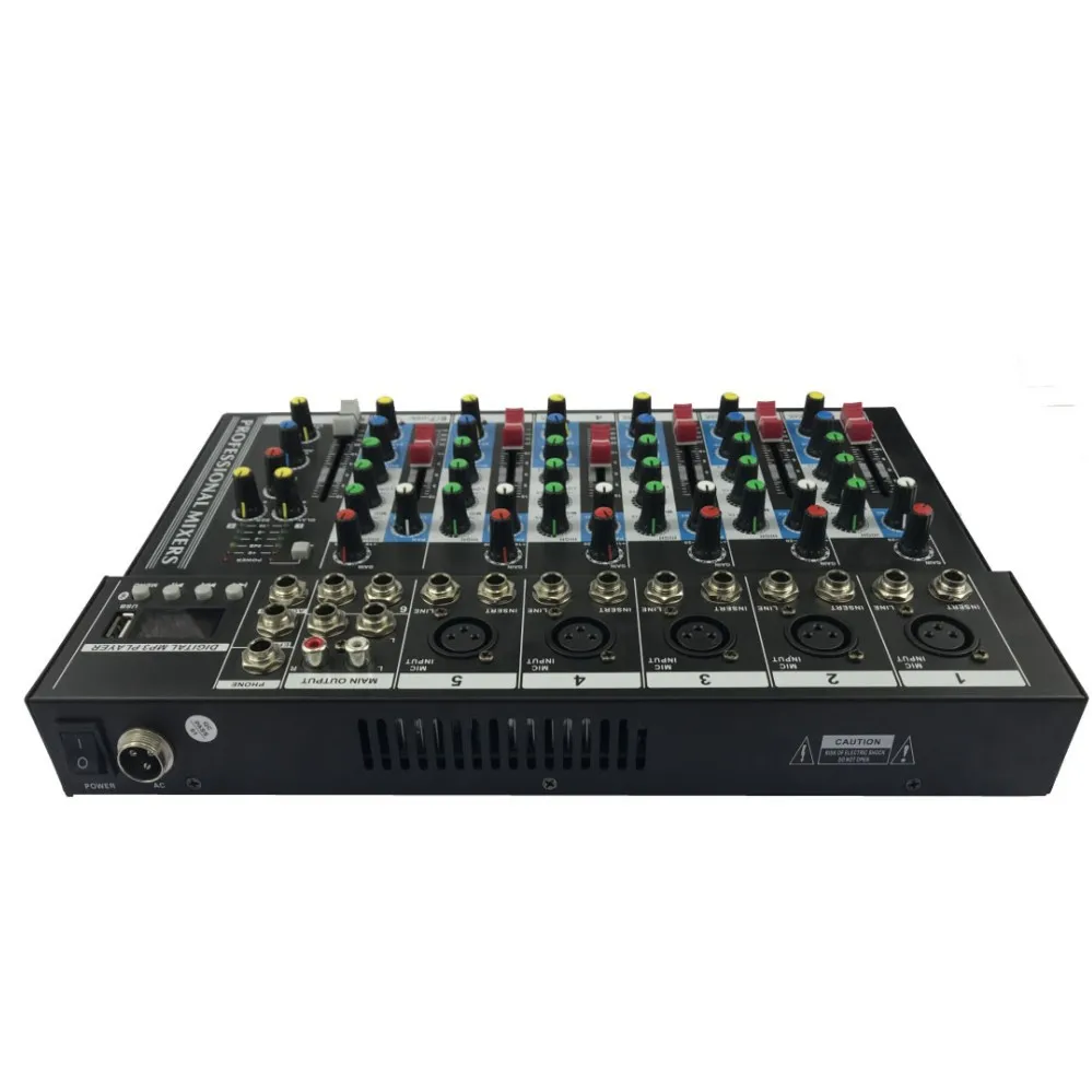 7CH Digital Mixer USB Bluetooth Model Professional Stage Performance Home KTV Stage Exclusive