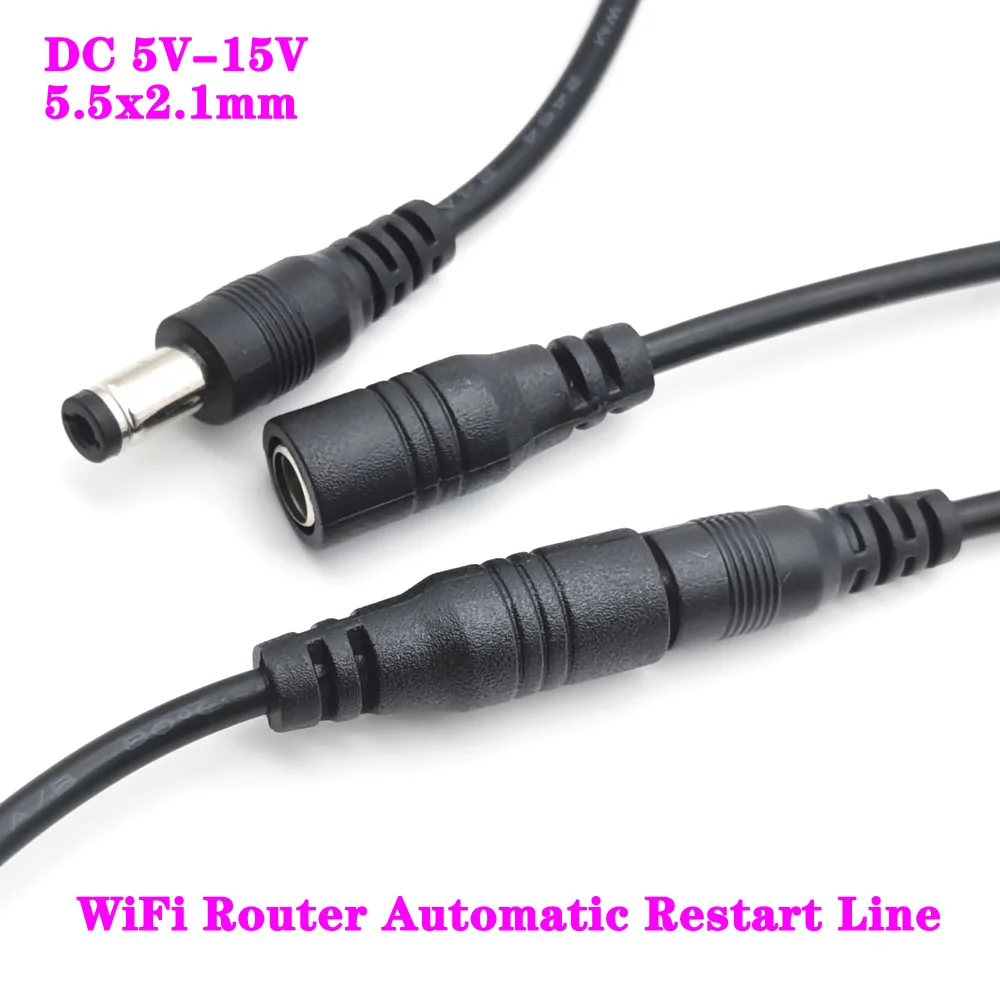 

1Pcs Timing 24H Automatic Power Off Reset Line DC 5V-15V 5.5x2.1mm Rout-er Rebooter WiFi Reset Router Timing Restart Module