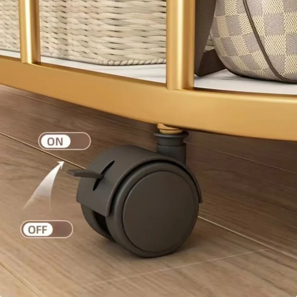 Mobile Clothes Hanger, Floor Bedroom Simple Clothes Hanger, Hanging Clothes Rack, Household Coat Hanger