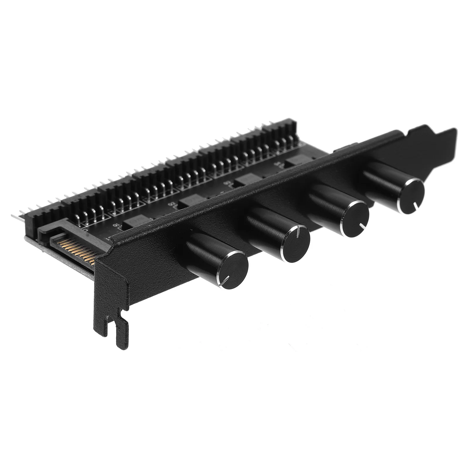 Fan Controller Kühlung Hub Einstellbare Geschwindigkeit Splitter Für Computer Fall Desktop PC Lüfter Hub Adapter Ruhig