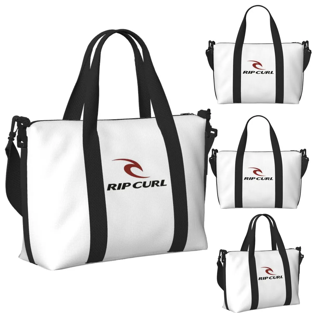 

Custom Rip Curl Surf Beach Travel Bag Large Capacity Tote Bags for Gym Sport Women Shopping Duffle Shoulder Bag