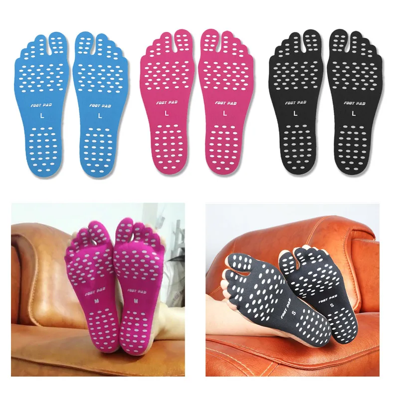 

Non-slip Seaside Beach Foot Soles Pads Waterproof Self-adhesive Stickers Barefoot Protection Equipped Mats Stick Foot Care Tool